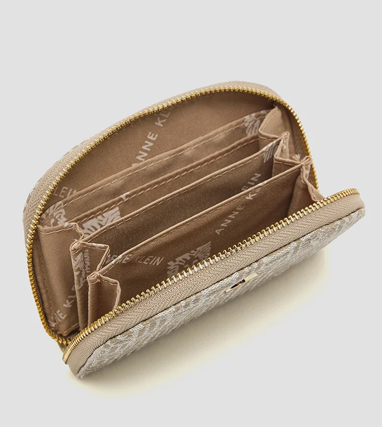 ANNE KLEIN  Anne Klein Patterned Zip-around Card Holder for Women | Best Price UAE